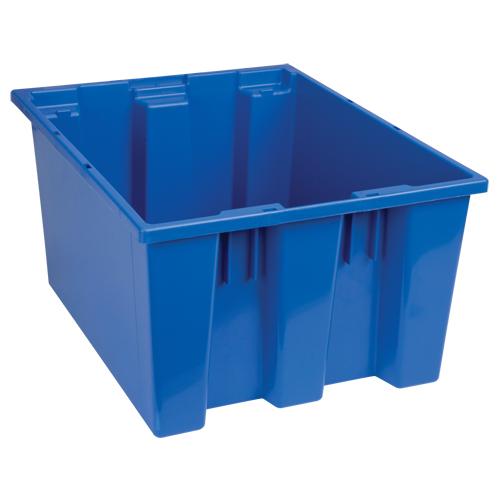 Contenants Stack & Nest, 10" x 19,5" x 15,5", Bleu MAS Chibougamau