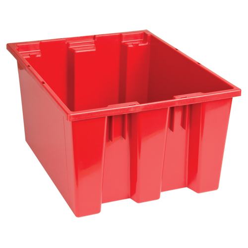 Contenants Stack & Nest, 10" x 19,5" x 15,5", Rouge MAS Chibougamau