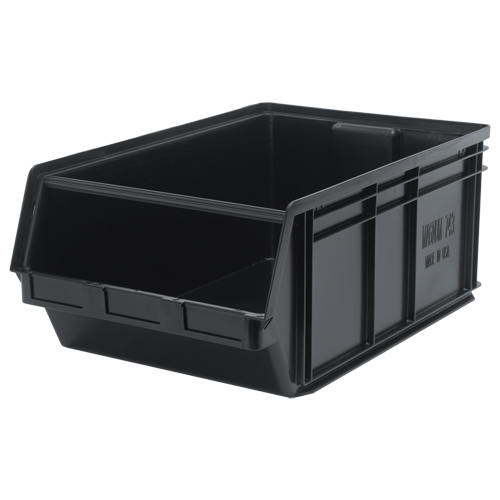 Bac MAGNUM, 11-7/8" ha x 18-3/8" la x 29" p, Capacit&eacute; de 150 lb, Noir MAS Chibougamau
