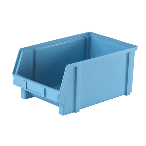 Plastibox&reg; Parts Bin, 8-1/10" W x 6" H x 12-4/5" D, Blue MAS Chibougamau
