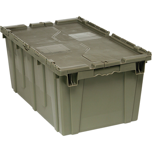 Boîte de transfert avec couvercle, 12,5" x  x , Gris MAS Chibougamau