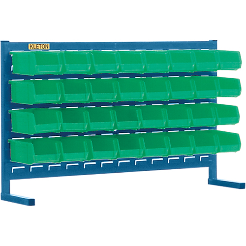 Rayonnage &agrave; persienne avec bacs, 32 bacs, 36" la x 8-1/4" p x 22" h MAS Chibougamau