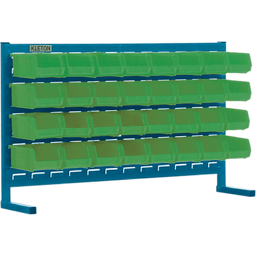Rayonnage &agrave; persienne avec bacs, 32 bacs, 36" la x 8-1/4" p x 22" h MAS Chibougamau
