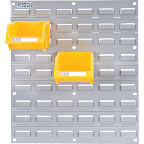 Panneau perfor&eacute; en m&eacute;tal pour bacs, 16 bacs, 18" la x 1/8" p x 19" h MAS Chibougamau
