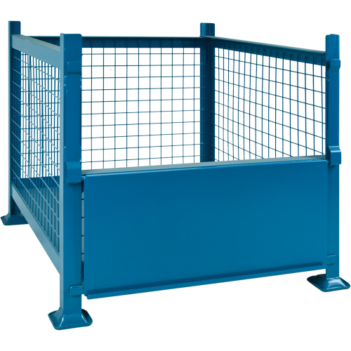 Bulk Stacking Containers, 40.5" W x 48.5" D x 30" H, 3000 lbs. Capacity MAS Chibougamau