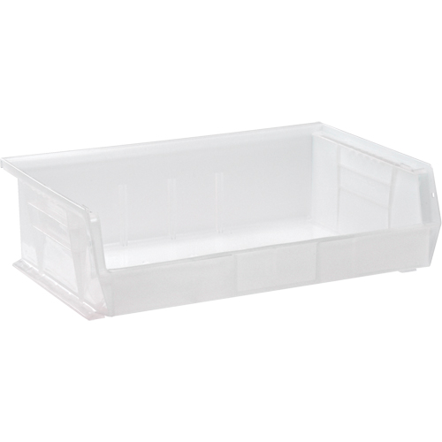 Clear-View Ultra Stack & Hang Bin, 16-1/2" W x 5" H x 10-7/8" D, Clear MAS Chibougamau