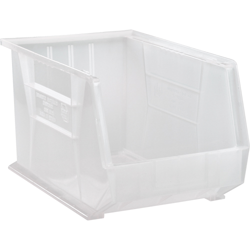 Bac transparent ultra empilable & suspendable, 11" la, 10" h x 18" p, Transparent MAS Chibougamau