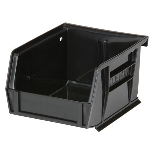 Bac empilable & &agrave; suspendre, 4-1/8" la, 3" h x 5-3/8" p, Noir MAS Chibougamau