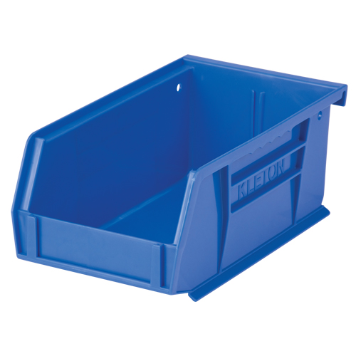 Bac empilable & &agrave; suspendre, 4-1/8" la, 3" h x 7-3/8" p, Bleu MAS Chibougamau