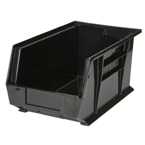 Bac empilable & &agrave; suspendre, 8-1/4" la, 7" h x 14-3/4" p, Noir MAS Chibougamau