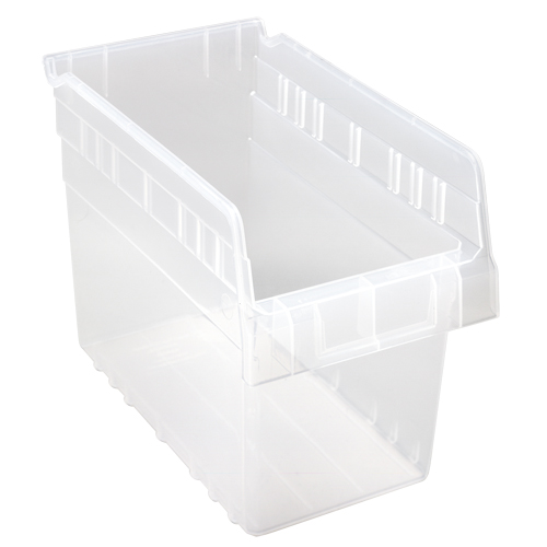 Bacs pour &eacute;tag&egrave;re Store-Max, 6-5/8" la x 8" H x 11-5/8" p, Transparent, Capacit&eacute; 44 lb MAS Chibougamau