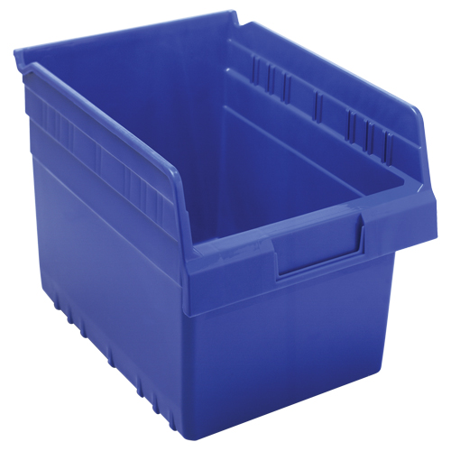 Bacs pour &eacute;tag&egrave;re Store-Max, 8-3/8" la x 8" H x 11-5/8" p, Bleu, Capacit&eacute; 44 lb MAS Chibougamau