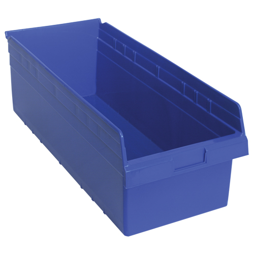 Bacs pour &eacute;tag&egrave;re Store-Max, 11-1/8" la x 8" H x 23-5/8" p, Bleu, Capacit&eacute; 68 lb MAS Chibougamau