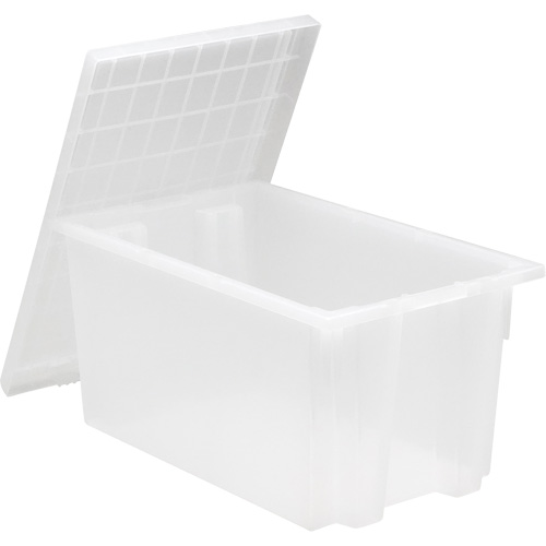 Contenant robuste Stack & Nest, 12" x 15,5" x 23,5", Transparent MAS Chibougamau