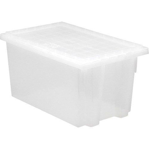 Contenant robuste Stack & Nest, 12" x 15,5" x 23,5", Transparent MAS Chibougamau