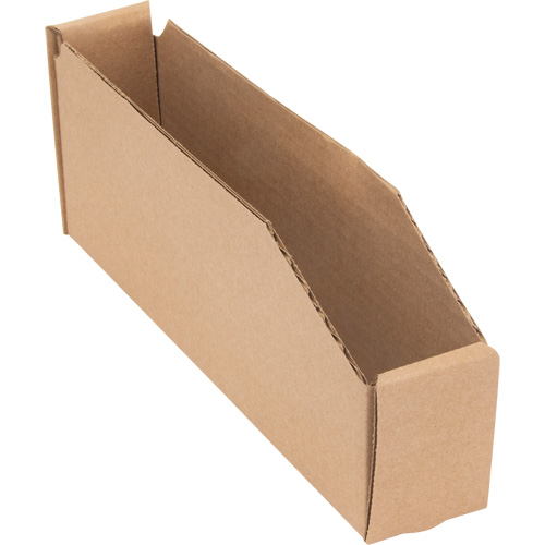 Boîtes profondes en carton ondul&eacute;, 1-15/16" la x 11-1/4" p x 4-1/2" h, Beige MAS Chibougamau