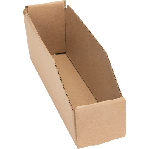 Boîtes profondes en carton ondul&eacute;, 2-7/8" la x 11-1/4" p x 4-1/2" h, Beige MAS Chibougamau