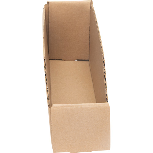 Boîtes profondes en carton ondul&eacute;, 2-7/8" la x 11-1/4" p x 4-1/2" h, Beige MAS Chibougamau
