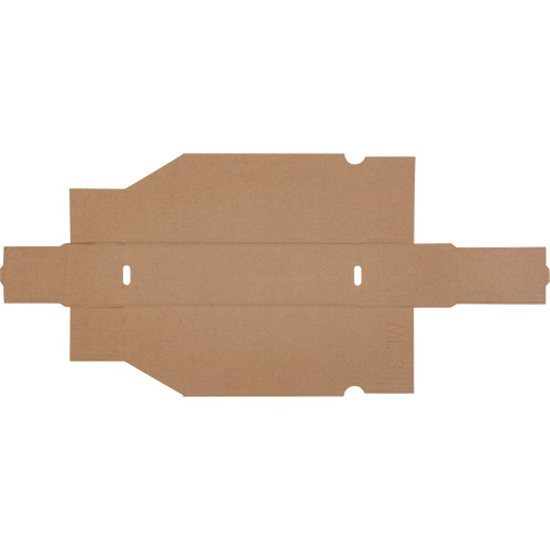 Boîtes profondes en carton ondul&eacute;, 2-7/8" la x 11-1/4" p x 4-1/2" h, Beige MAS Chibougamau