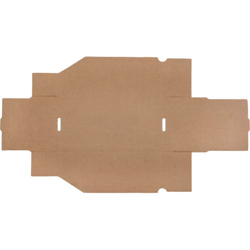 Boîtes profondes en carton ondul&eacute;, 5-3/4" la x 11-1/4" p x 4-1/2" h, Beige MAS Chibougamau