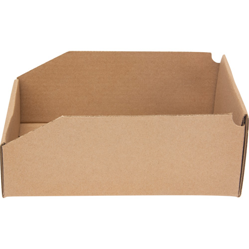 Deep Corrugated Parts Bins, 7-5/8" W x 11-5/16" D x 4-1/2" H, Beige MAS Chibougamau