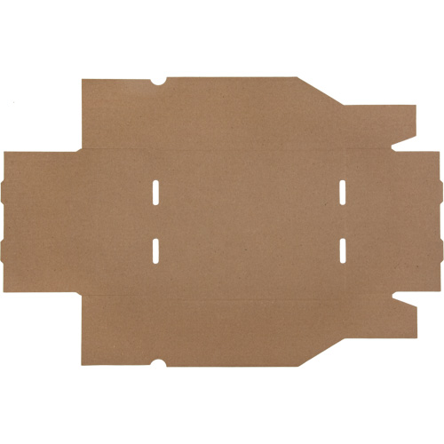 Boîtes profondes en carton ondul&eacute;, 8-3/4" la x 11-1/4" p x 4-1/2" h, Beige MAS Chibougamau