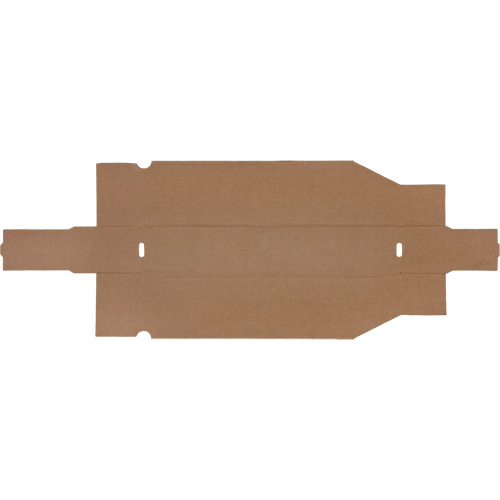 Boîtes profondes en carton ondul&eacute;, 1-7/8" la x 17-1/8" p x 4-1/2" h, Beige MAS Chibougamau