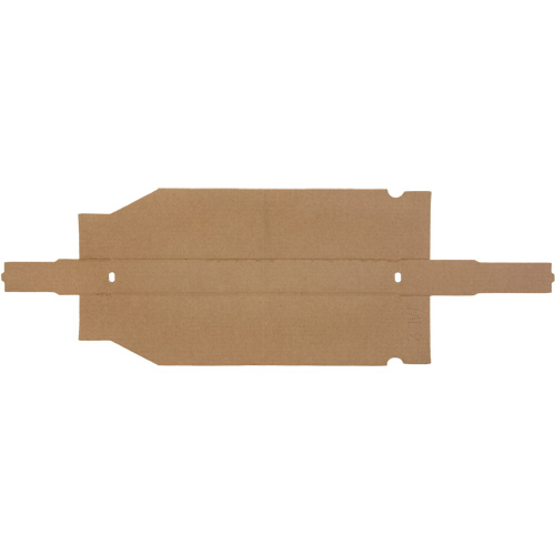 Boîtes profondes en carton ondul&eacute;, 2-7/8" la x 17-1/4" p x 4-1/2" h, Beige MAS Chibougamau