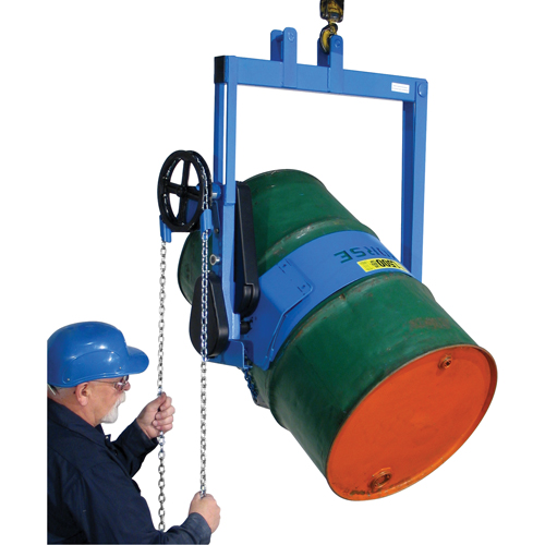 Drum Lifters - Geared Tilted, 55 US gal. (45 Imperial Gal.) Drum Size, 2000 lbs./907 kg. Cap. MAS Chibougamau