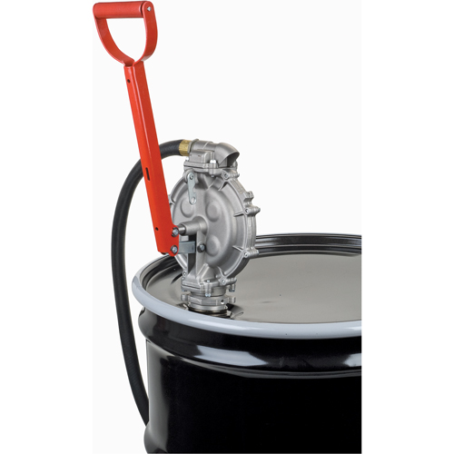 Pompe manuelle, Aluminium/Acier, 25,5 oz/course, Pour barils de 15-55 gal. MAS Chibougamau