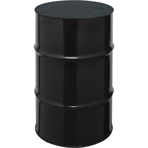 Steel Drums, 55 US gal (45 imp. gal.), Unlined, Black, Closed Top, 1A1/X1.8/300, 20 Gauge MAS Chibougamau
