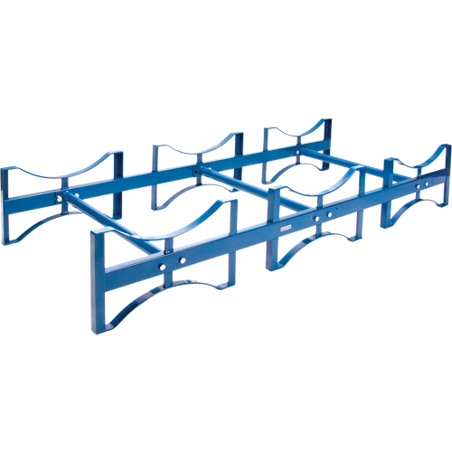 Drum Stacking Rack, 3 Drums, 2400 lbs. Capacity, 71-1/2" W x 30" D x 12-1/2" H MAS Chibougamau
