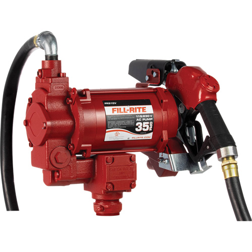 Pompes c. a. utilitaires &agrave; soupape rotative avec embout, 115/230 V, 35 gal./min MAS Chibougamau