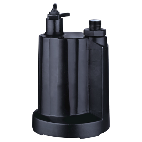 Pompe utilitaire submersible, 1/3 CV, 2160 gal./h, 115 V, 4 A MAS Chibougamau