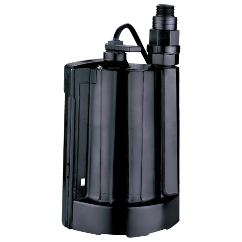 Pompe utilitaire submersible automatique, 1/3 CV, 2160 gal./h, 115 V, 4 A MAS Chibougamau