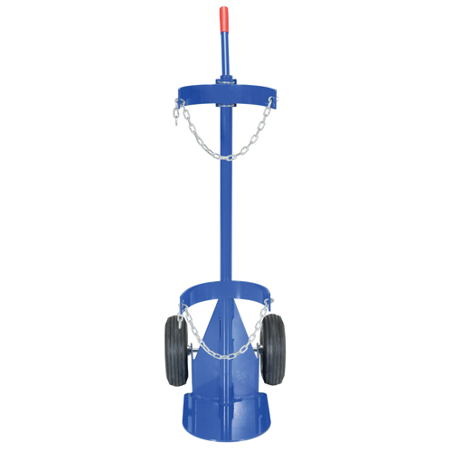 Chariot pour bouteille de gaz, Roues Pneumatique, Base de 12" la x 15-1/2" lo, 500 lb MAS Chibougamau