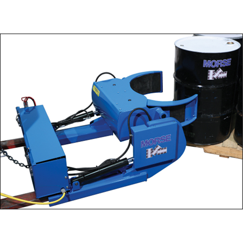 Grip+Go Power-Grip Fork Mount Drum Handler, 15 - 55 US Gal. (12.5 - 45 Imperial Gal.) Drum Size, 1500 lbs./680 kg Cap. MAS Chibougamau