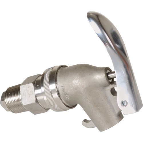 Robinet de baril manuel, Acier inoxydable, NPT de 3/4" MAS Chibougamau