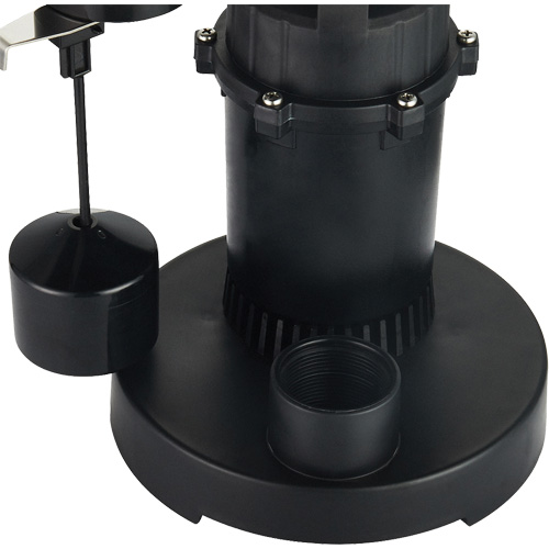 Thermoplastic Submersible Sump Pump, 2560 GPH, 115 V, 4.6 A, 1/3 HP MAS Chibougamau