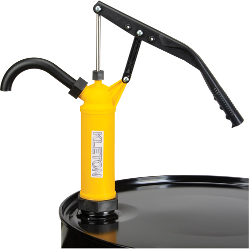 Pompe &agrave; baril de type levier, Polypropyl&egrave;ne, 14 oz/course, Pour barils de 5-55 gal. MAS Chibougamau