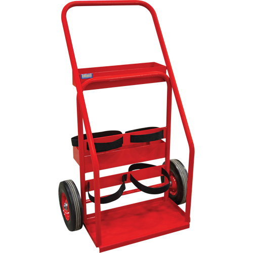 Hot Works Fire Prevention Cart, Semi-Pneumatic Wheels, 17.75" W x 8.9" L Base, 100 lbs. MAS Chibougamau