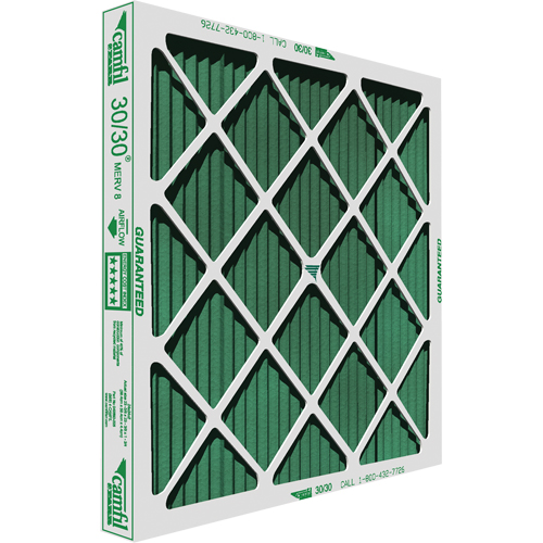 Filtre &agrave; panneau de grande capacit&eacute; 30/30, Boîte, MERV 8, 16" la x 2" p x 16" h MAS Chibougamau