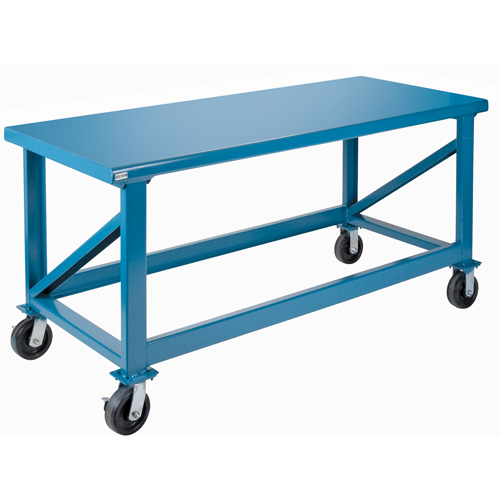 Extra Heavy-Duty Workbenches - All-Welded Benches, Steel Surface MAS Chibougamau