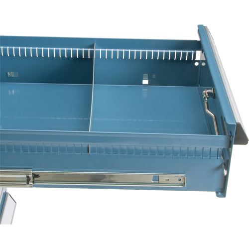 Pedestal Workbench with One Door & Four Drawers, 4 Drawers, 18" W x 21" D x 28" H MAS Chibougamau