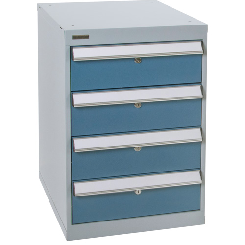 Four-Drawer Pedestal Workbench, 18" W x 21" D x 28" H MAS Chibougamau