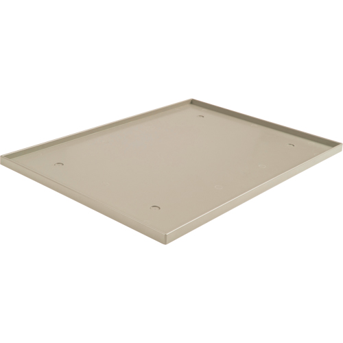 Fond de casier, Convient aux casiers 12" x 18", Beige, Plastique MAS Chibougamau