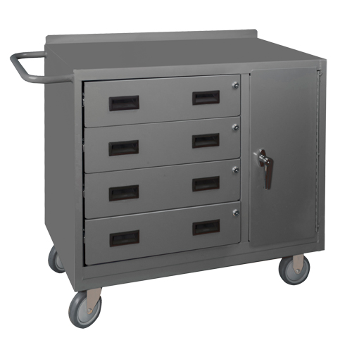 Armoire d'&eacute;tabli mobile, Acier Surface MAS Chibougamau