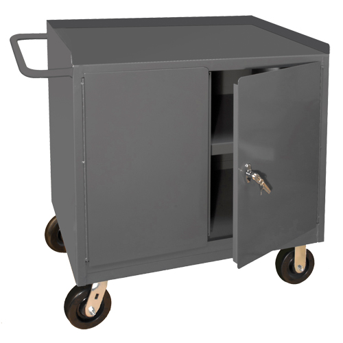 Armoire d'&eacute;tabli mobile, Acier Surface MAS Chibougamau