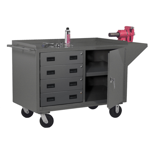 Mobile Workbench Cabinet, Steel Surface MAS Chibougamau