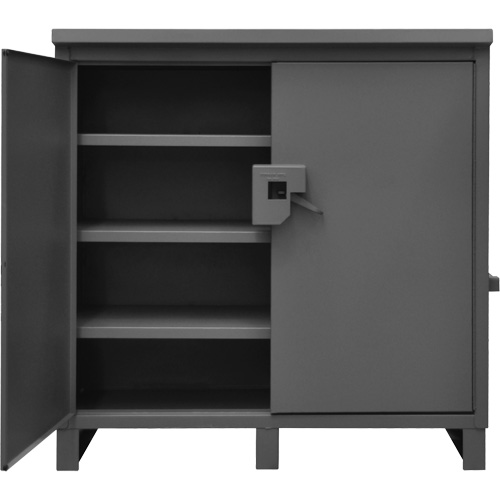 Armoire de chantier verrouillable, Gris MAS Chibougamau